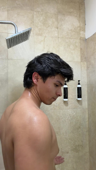 Andres Ramos: Bathing with the Door Open in the Gym
