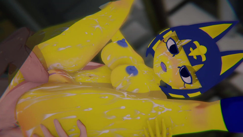 Tomu aisuman: [animal Crossing] - Ankha Entering the Zone (riding the Villager &amp; POV Zone...