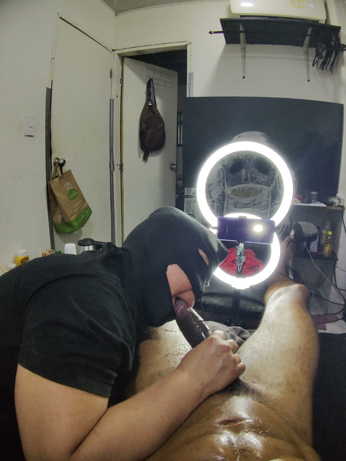 Cum-lobian dickdrainers: Garganta campeón negro máscara 2