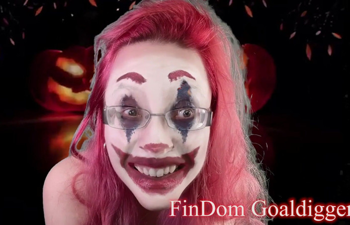 FinDom Goaldigger: Cadılar bayramı taşakları kesme