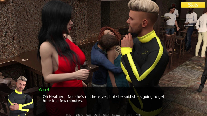 3D Cartoon Porn: Erotica 4 - Riley, Ren และ Lilly Dance ที่บาร์ จากนั้นก็วางแผนกลางคืนด้วยกัน