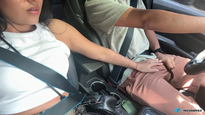 Solo_incognita: My Girlfriend Sucks My Whole Cock While Driving