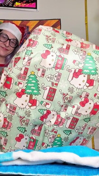 Christmas Self Pedicure Unwrapping Dirty Size 16 Feet + Full Scrub & Polish