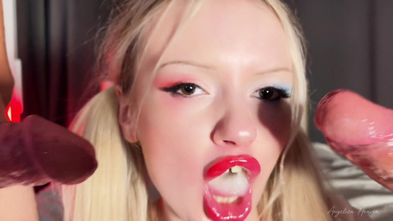 AngelicaHeaven: เย็ดตูดสองรูแรกของ Harley Quinn ร้อนแรง