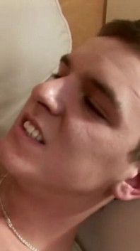 Sexy twink from Praga fucked bareback by a straight boy and creampie 7