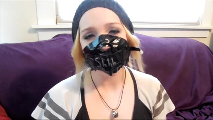 Selfgags classic: The gagged secret teller!
