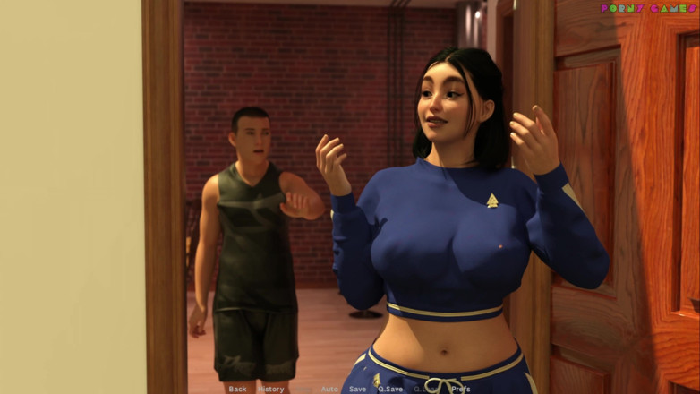 Porny Games: エキシビショニストの妻が泡を使っている - 裸のトレーニング後のワイルドなセックス 1