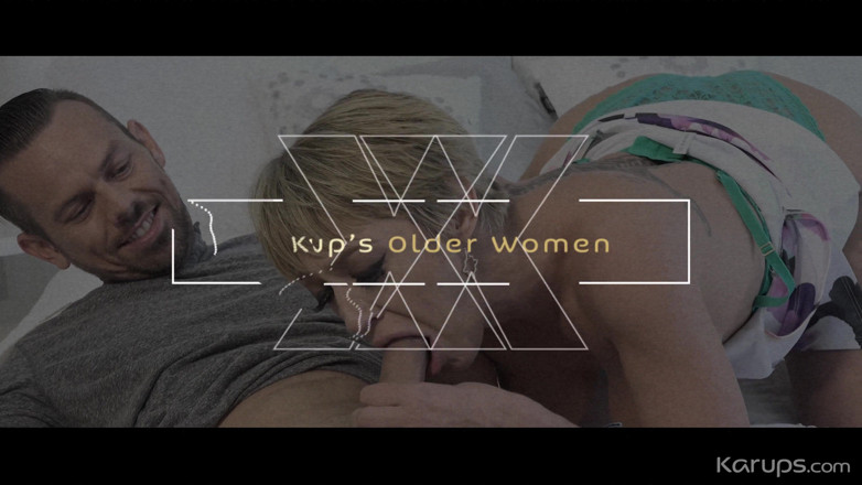 Karups Older Women: Blonde MILF stripper gets a guy with a huge cock...
