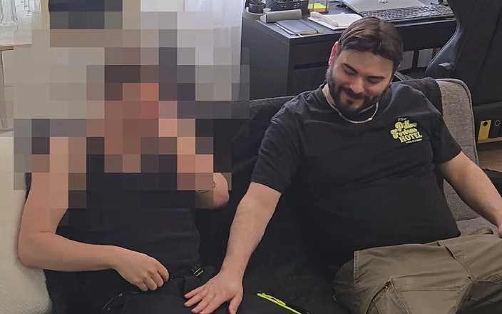 AntoGoesHunting: Гетеро любопытный разнорабочий вернулся, чтобы снова отсосать его большой член