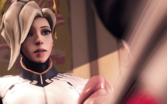 Overwatch Futa - Mercy & Widowmaker Blowjob and Doggystyle Animation