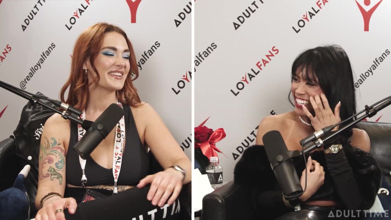 Adult Time Podcast: Ember snow lagi asik muasin memeknya pakai mainan seks favoritnya ! |...