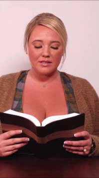 Busty Christian JOI