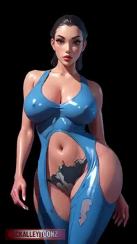 Sexy Big Booty Catwalking Thick Ass Model