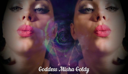 Goddess Misha Goldy: I am your new beautiful addiction! Cum at my command...