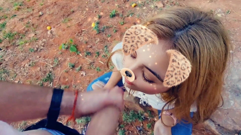 Latinascachondas: Blonde Latina Sucking Cock