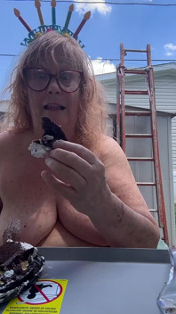 Big Titties and Birthday Cake Celebration