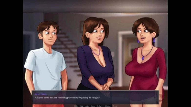 3DXXXTEEN2 Cartoon: Diane bestämmer sig för att flytta in. 3D porr tecknad sex