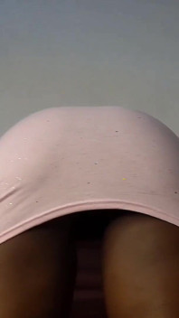 Ebony Stepdaughter in Pink Tight Dress Little Tease