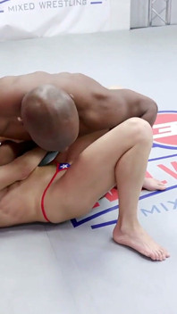 Lora Cross Vs Will Tile Mixed Wrestling