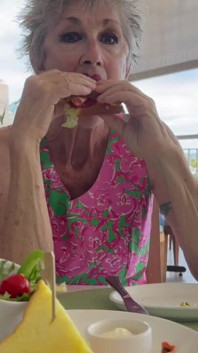Above and Below the Table at Lunch - No Panties