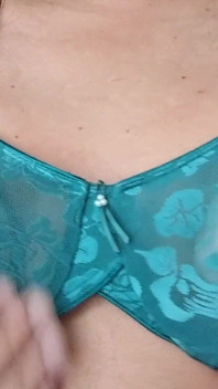 Vintage Lace Green Bra Dd Cup, Reducer, Big Tits