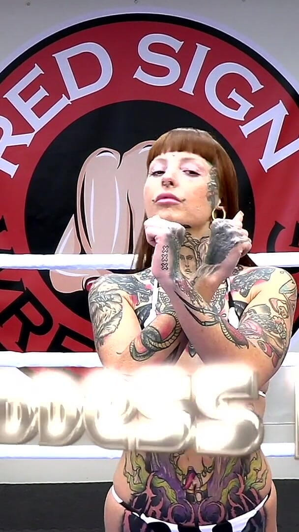Red Sign Wrestling: Red Firesquirt Vs Goddess Meg - Sex Fight
