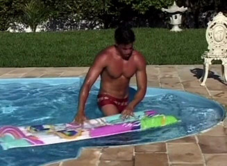 Bareback TV: Thick latino boy masturbation