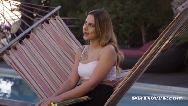 PrivateBlack: Bella Rico tempts Reyes stepbrothers in for an interracial threesome