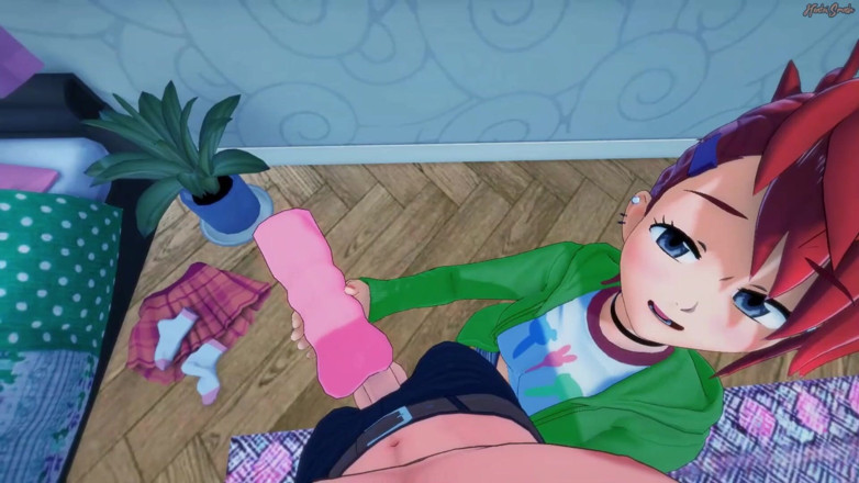 Hentai Smash: phrenki phostar aapke viry ko thookta hai phir aapke dekhne...