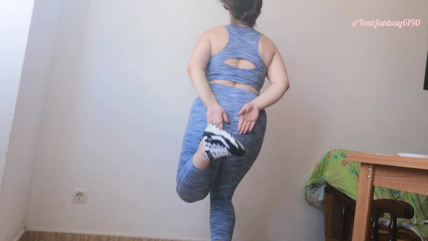 Workout in Tight Clothes (Your fantasy studio)