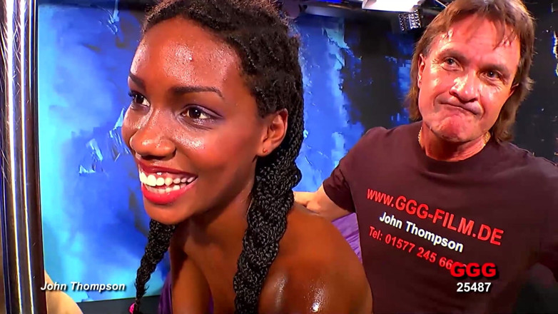 German Hardcore Gangbang: Ggg John Thompson - - Zara en Manu Wild trio sperma model...