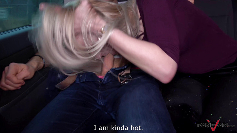 Take Van: Блонді пропустила поїзд і прийняла допомогу від незнайомця в фургоні, де жорстко трахали