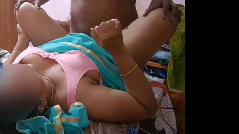Black & white desicat: Sexy Wife Sreejaa in Saree and Pink Blouse Pussy Fingering...