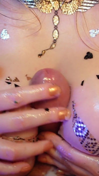 Asmr From Body Art Model! Golden Tits Episode 4 - Lilykoti