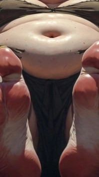 SSBBW Mistress Foot Worship - Two Slaves Cleaning Her Massive Feet