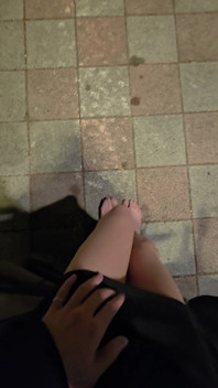 Barefoot and Exposing My Sexual Organs.