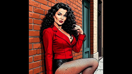 Octopussy Lovers Club: Casting pro 40letou Sexy děvku. Karikatura. MILF černé punčochy