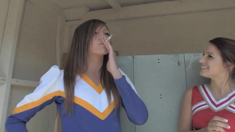 Hot Lesbians X: Lesbian Cheerleaders Cassandra Nix and Mary Jane Johnson Lick Pussy.