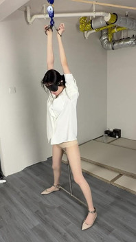 The T-shape Forces the Leg Open
