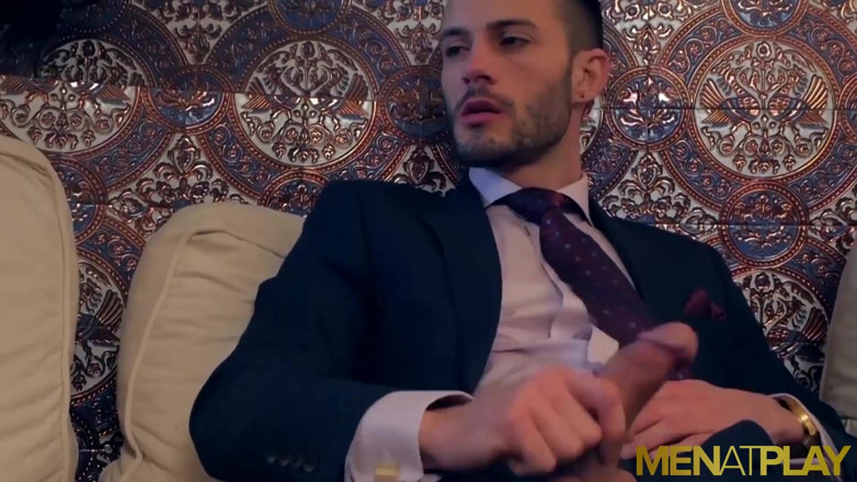 Menat Play: MENATPLAY Suited Andy Star anal fucked by bearded Max Duro