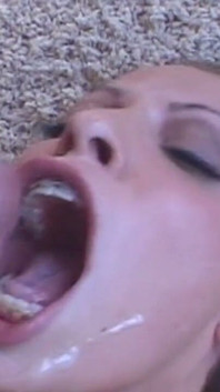 Greedy Mature MILF Swallows Every Last Drop of Cum