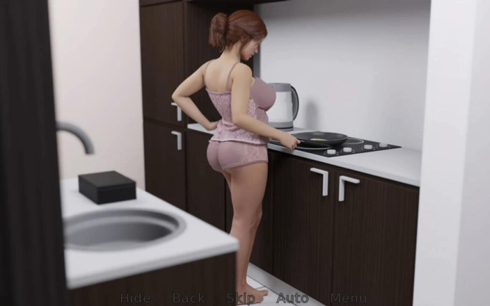 Q Boy: L'amica della mia matrigna, grandi tette miLF - problemi cardiaci - ep03