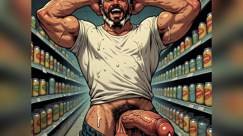 Erotic Man: Arte de pau grande e bolas