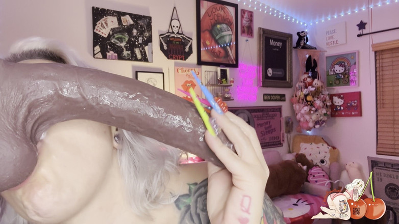 CherryBombBomb: POV Spit Fetish Deep Throating Asmr Sloppy BJ