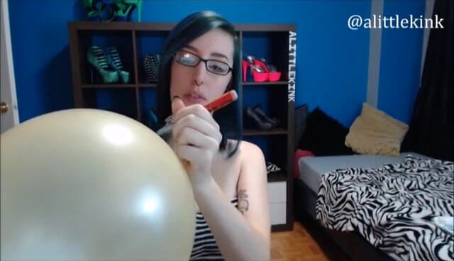 Miss Faith Rae: Balloon blowing