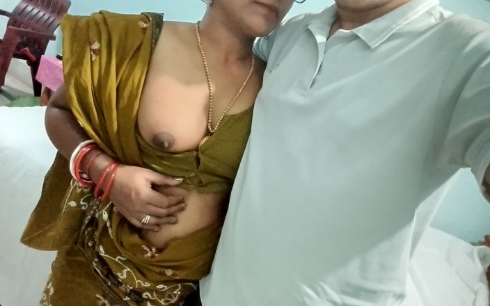 Popmini: Bini India yang baru ditukar cantik blowjob dan seks menunggang...