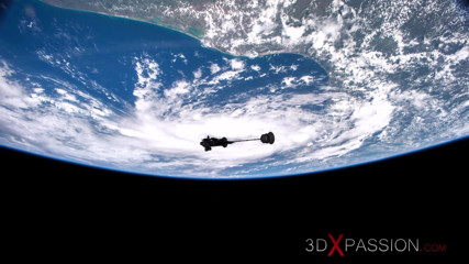 3dxpassion-transgender: Earth orbit. Sci-fi sex android plays with a hot young...