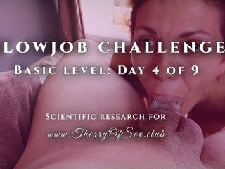 Theory of Sex: Blowjob challenge. Day 4 of 9, basic level. Theory of Sex Club.