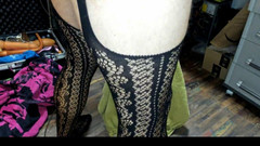 One2chris: Crossdresser bi děvka anální trénink se 2 tunelovými kolíky a dildo...