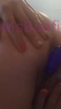 Stimulating My Ass with the Vibrating Plug